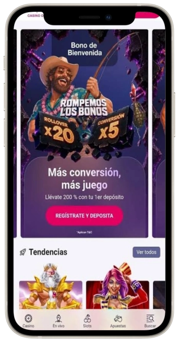 Código promocional para la aplicación móvil del Gran Casino Madrid